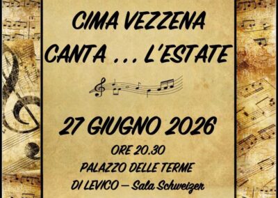 CANTA… L’ESTATE (27 giugno 2026, Levico Terme)